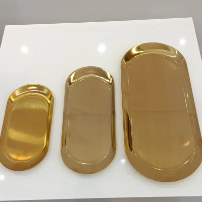 رولت خوری استیل طلایی