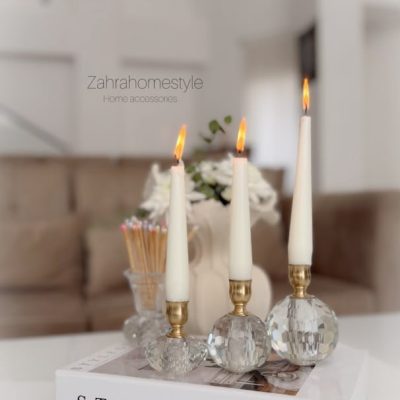 جا شمعی گوی کریستالی